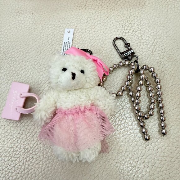 NWT & BOXED BETSEY JOHNSON XOJOYY CROSSBODY BAG BLACK W CHARMS - Picture 4 of 5